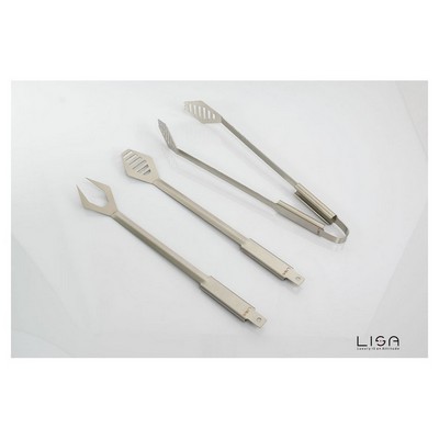 LISA - Kit of 3 barbecue cutlery